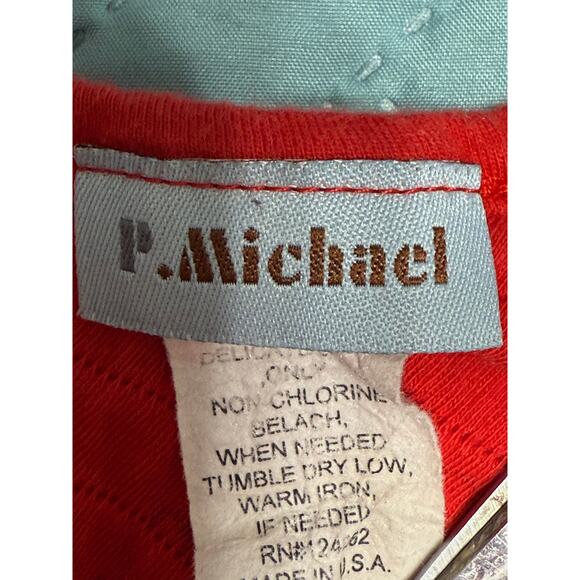 P Michaels Wisconsin Badgers Womens Top XL Red White Rhinestone Collegiate NCAA - Picture 7 of 10